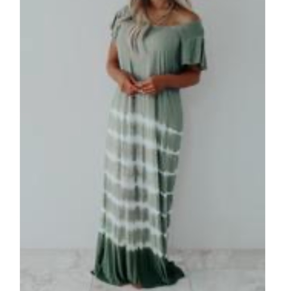 ShopHopes tie dye maxi dress
